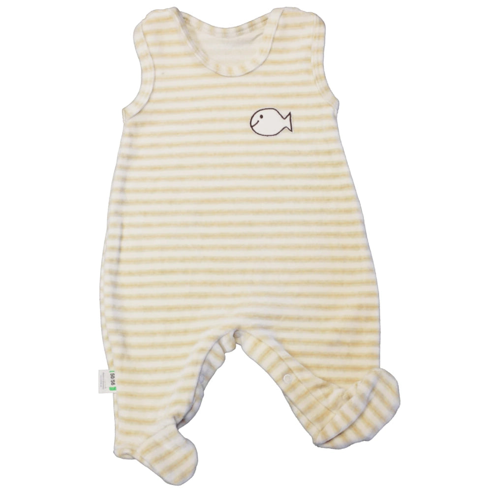 Baby Strampler Fisch Nicki gestreift