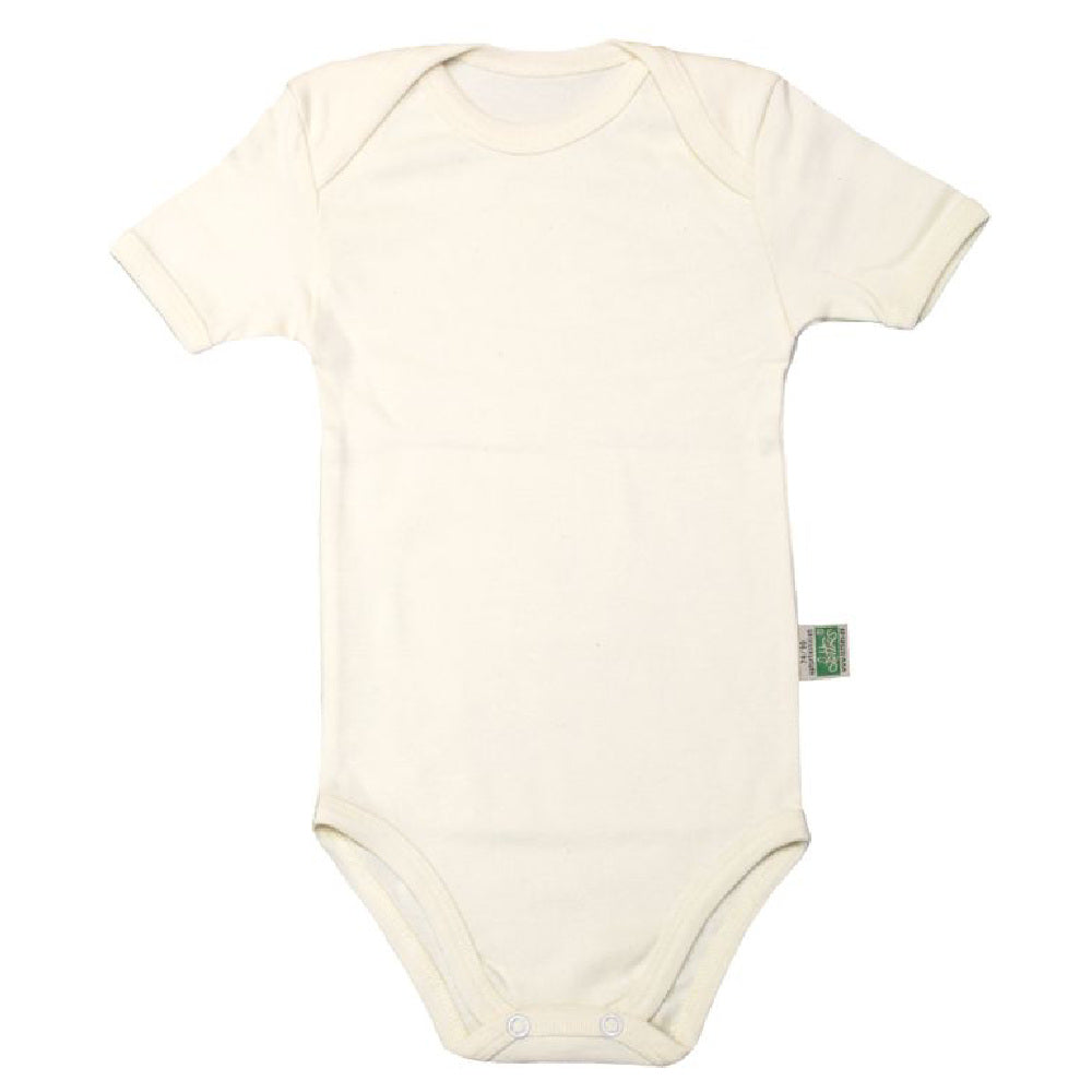 Body Kurzarm Baumwolle Natur