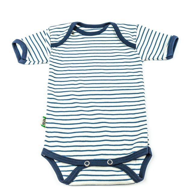 Body Kurzarm Blauer Ringel