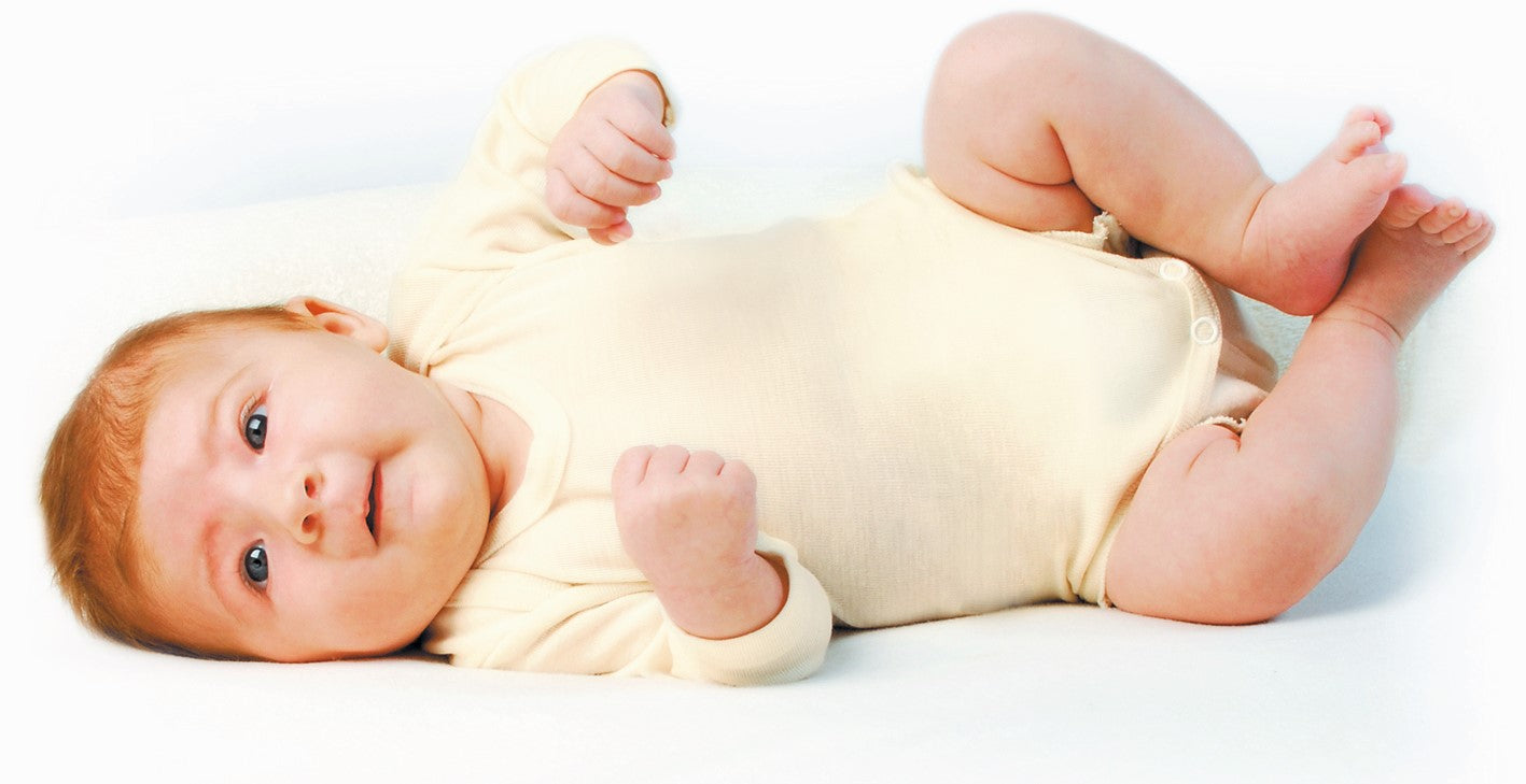 Body Langarm Wolle Seide