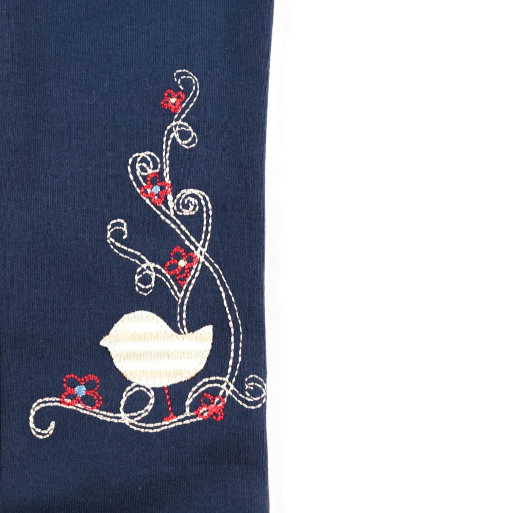 Leggings Marine Vogelstick