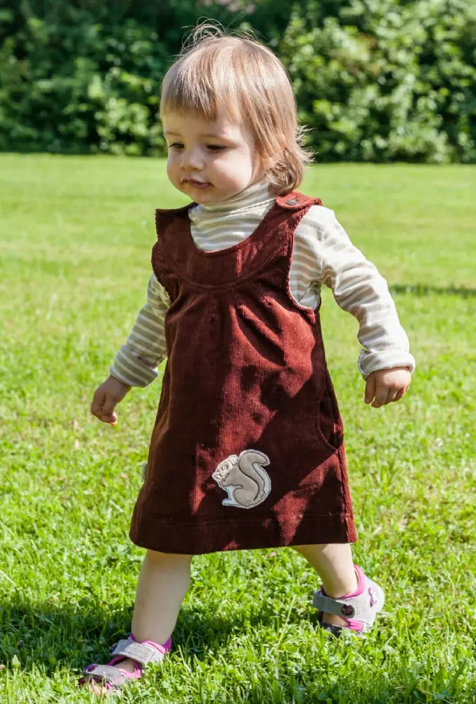 Kleid Eichhörnchen Cord