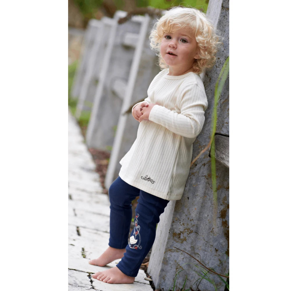 Leggings Marine Vogelstick