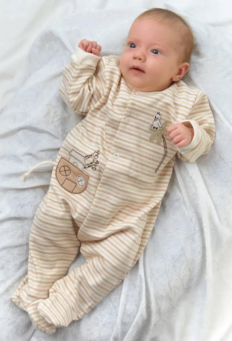 Baby Overall Palme Bunter Ringel