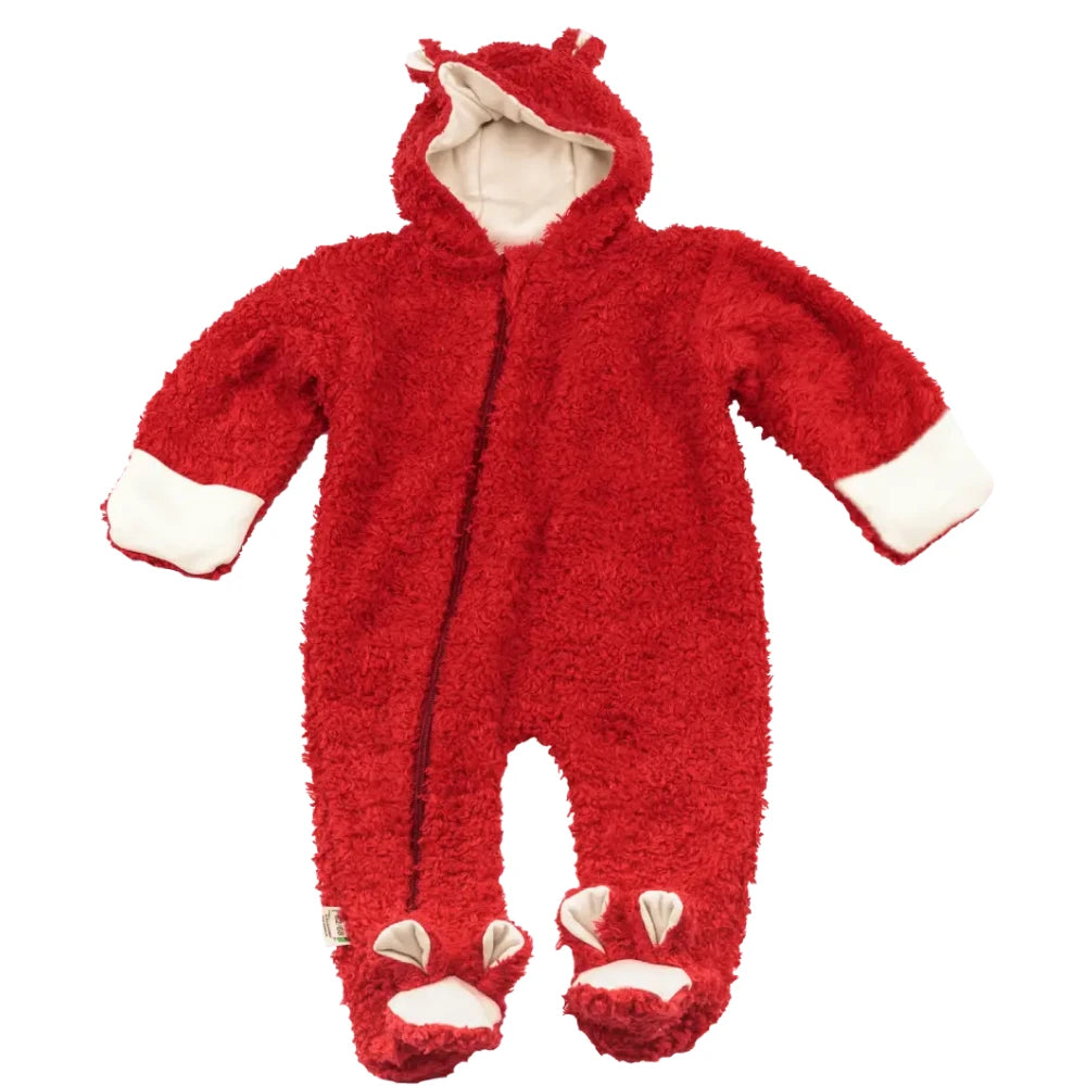 Overall Mäuschen Plüsch rot
