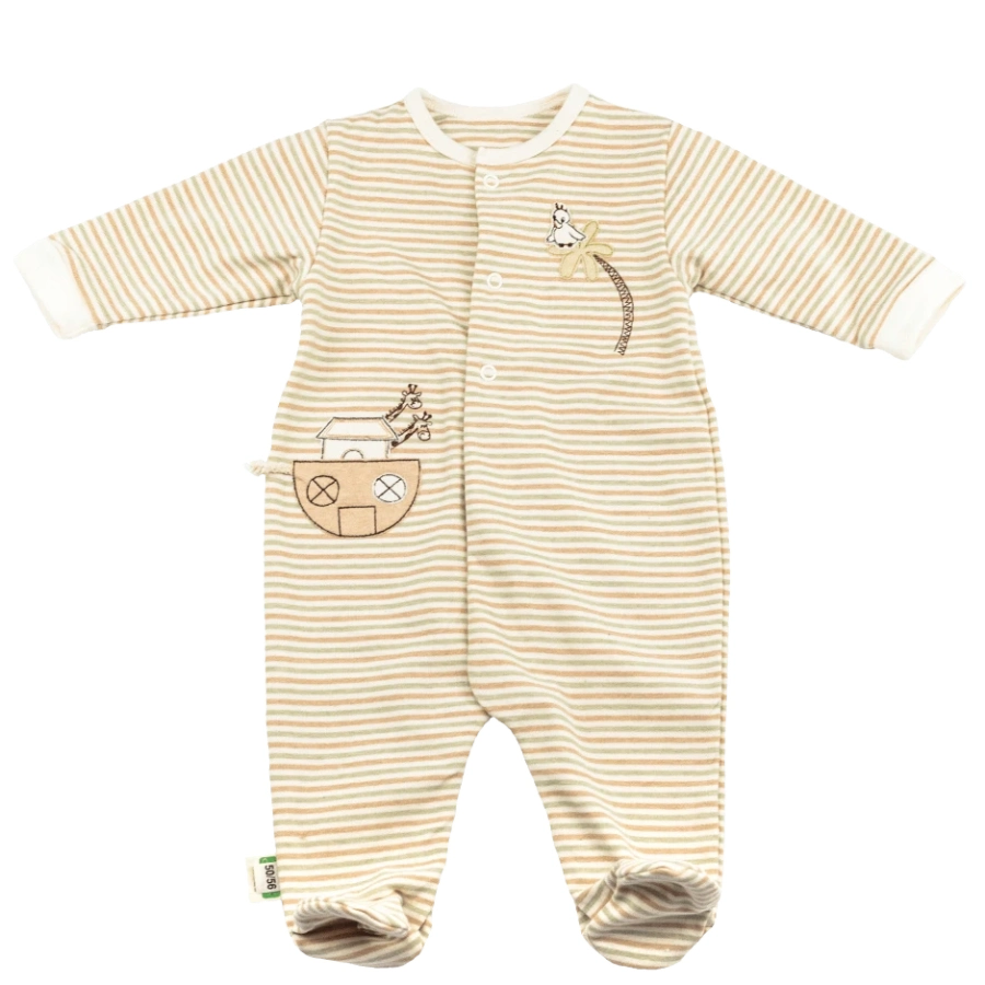 Baby Overall Palme Bunter Ringel