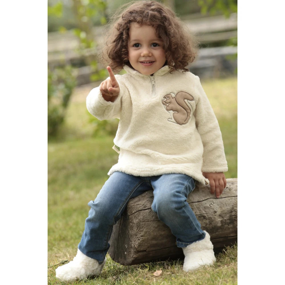 Pullover Eichhörnchen Plüsch Natur