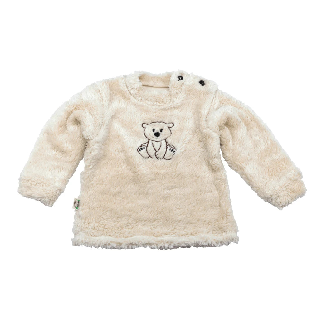 Pullover Plüsch Natur