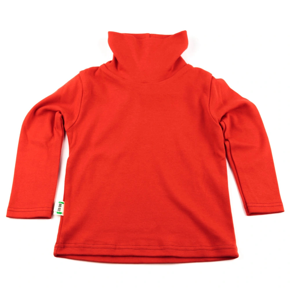 Rollkragenpullover Rot