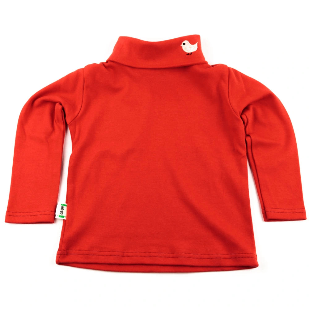 Rollkragenpullover Rot