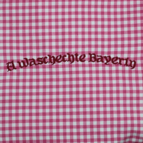 Bambini Schlafsack Bayerin rosa kariert