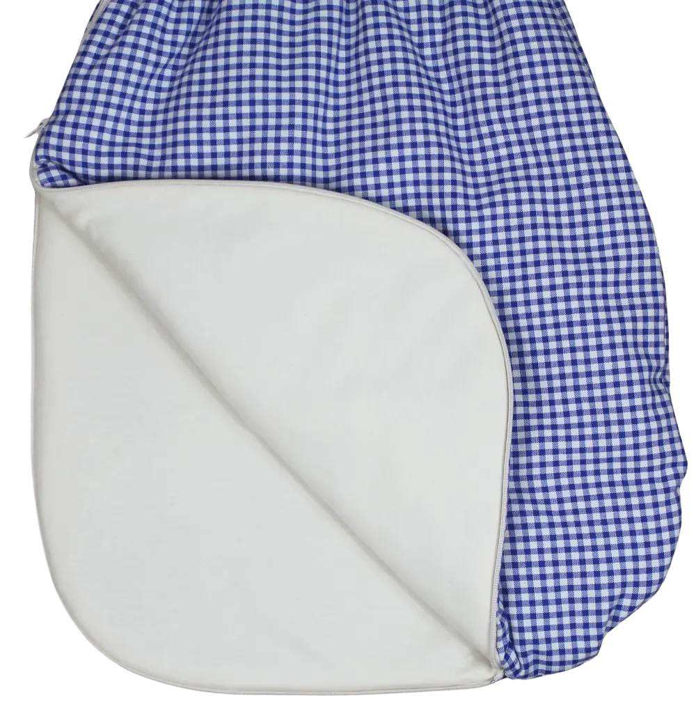 Bambini Schlafsack Bayer blau kariert