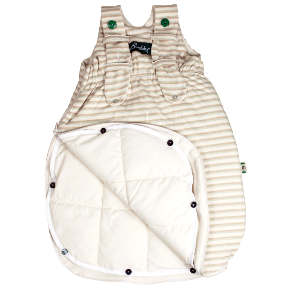 Baby Schlafsack mit Daunen aus Baumwolle