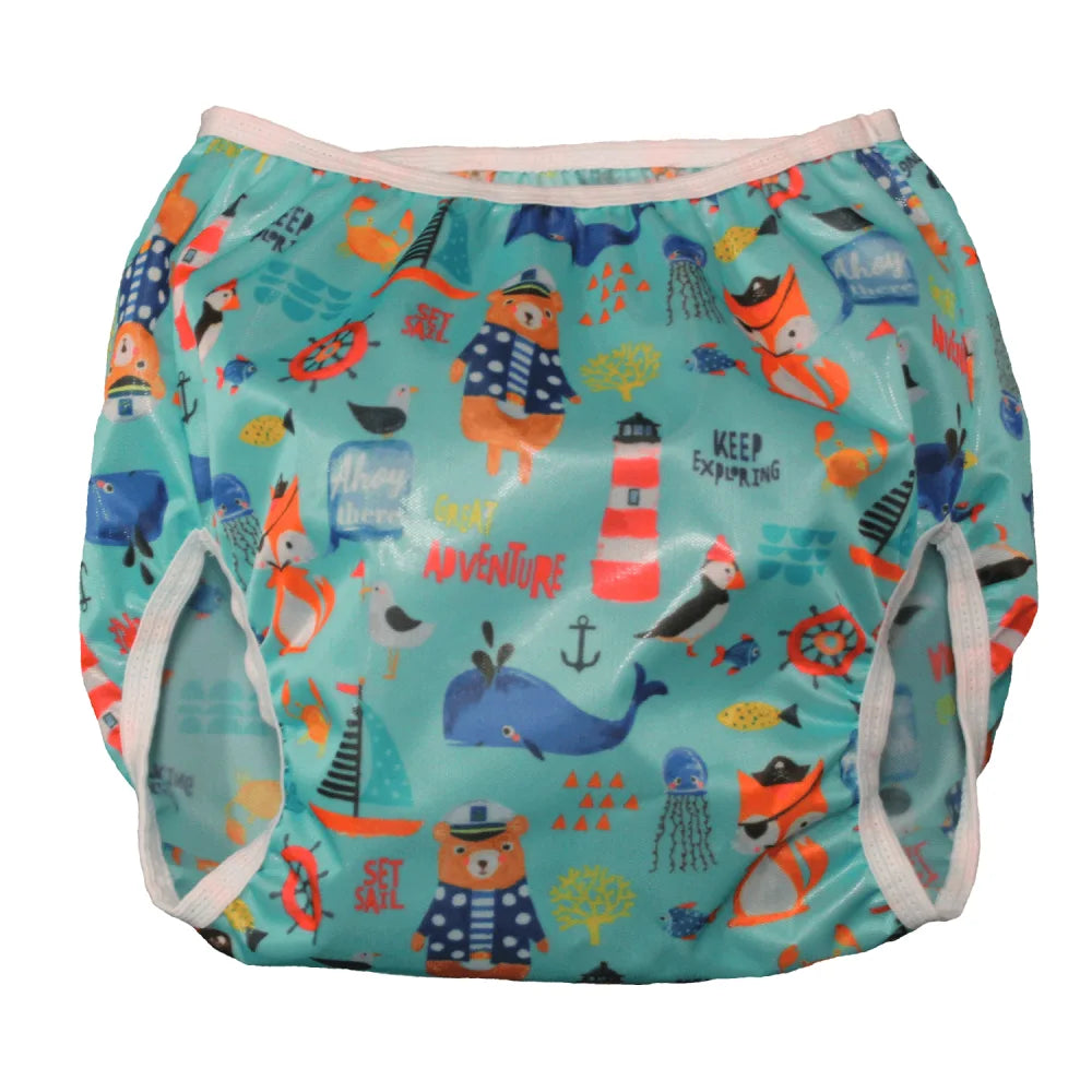 Windel Schlupfhose mit buntem Muster