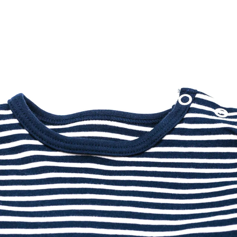 Baby Shirt Blauer Ringel