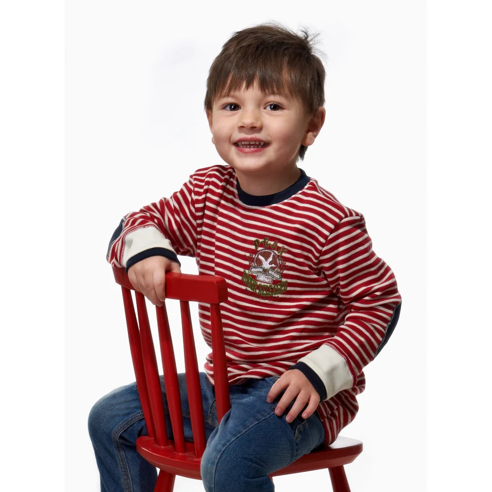 Kinder Shirt Seemann roter Ringel