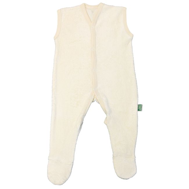 Baby Strampler Frottee Natur