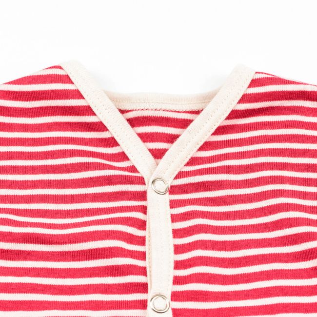 Baby Strampler Roter Ringel