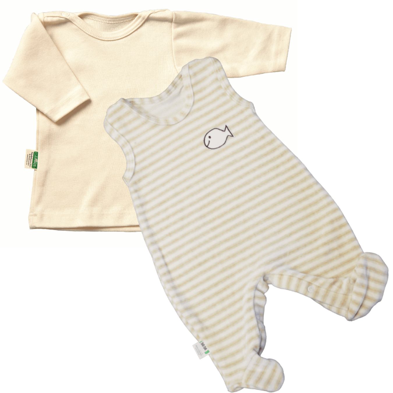 Baby Strampler Fische Nicki mit Shirt