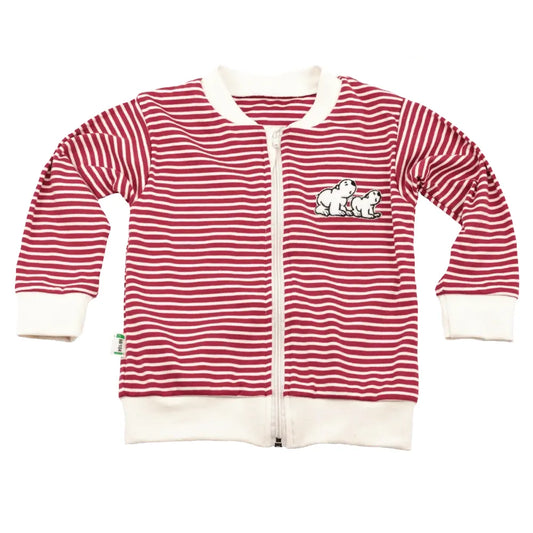 Jacke Eisbär Roter Ringel