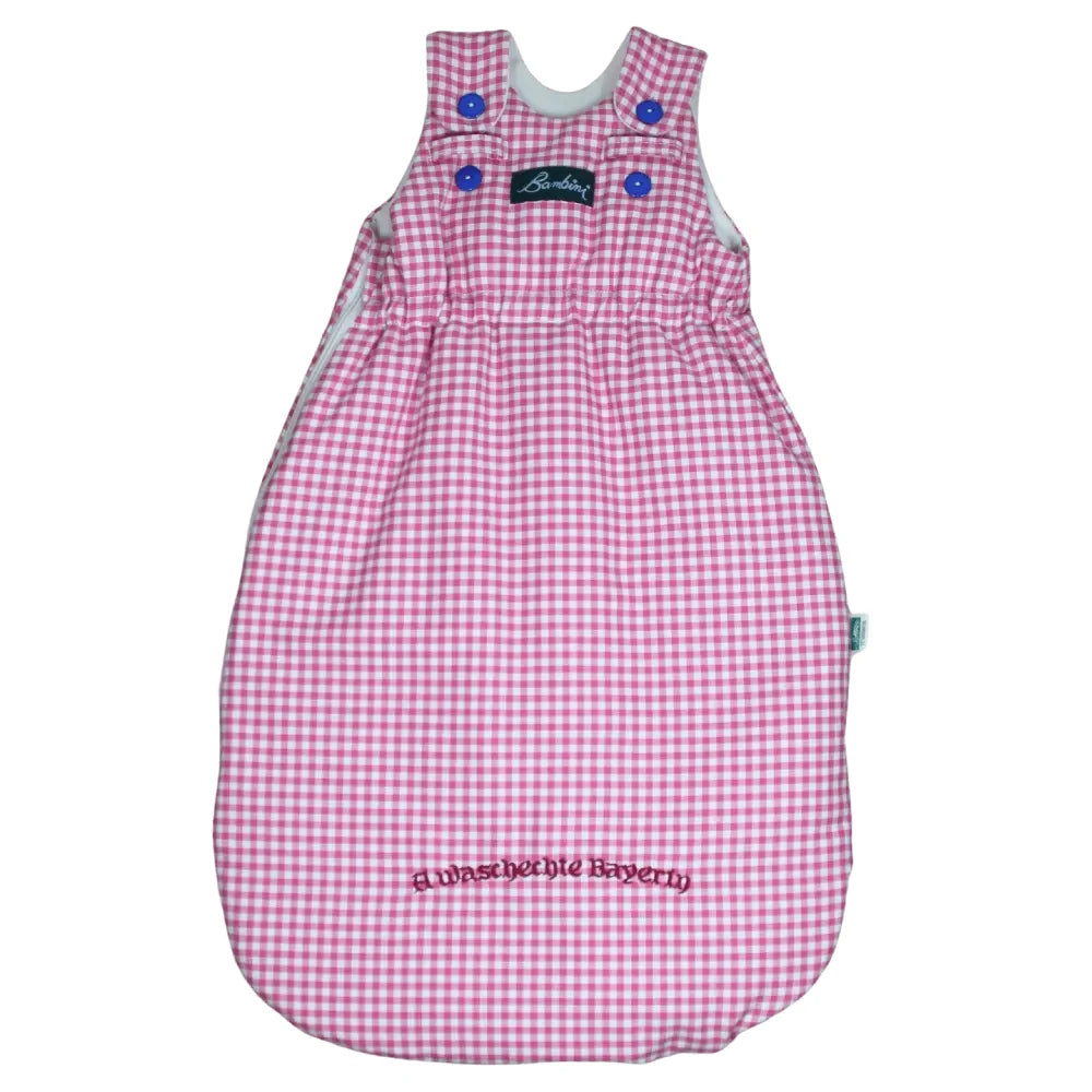 Baby Schlafsack Bambini im rosa Caro aus Baumwolle