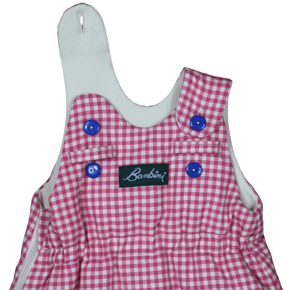 babyinn schlafsack Baby Schlafsack Bambini im rosa Caro aus Baumwolle "Bayerin" – Lotties Naturtextilien