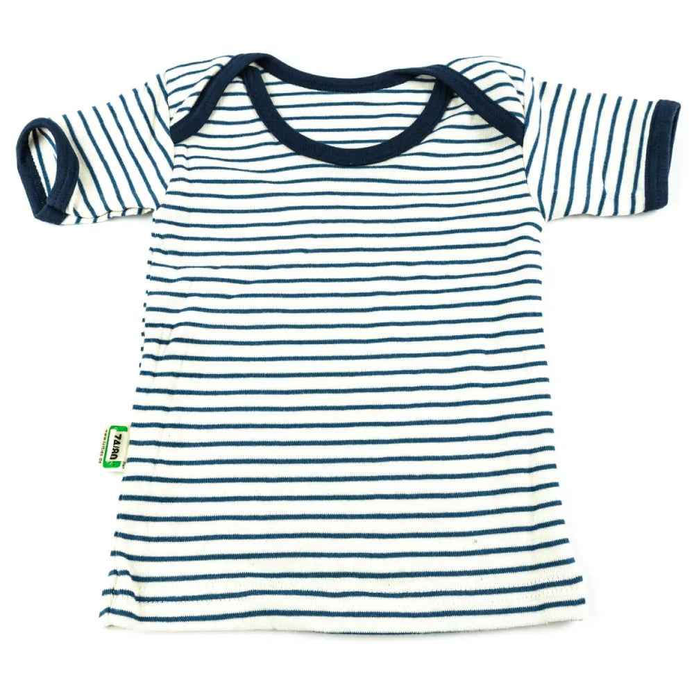 Kurzarm Shirt Blauer Ringel