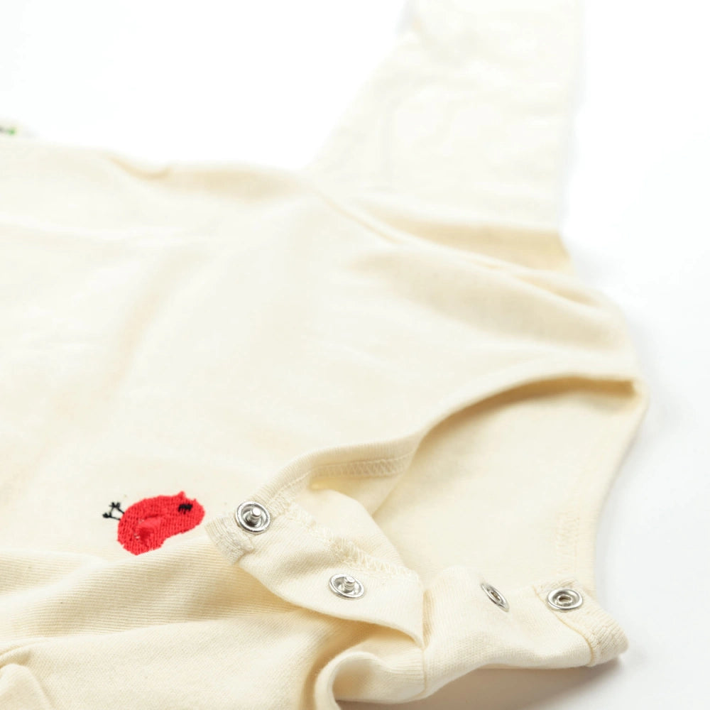 Basic Shirt Natur mit Vogelstick