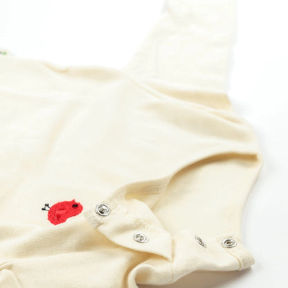 Basic Shirt Natur mit Vogelstick
