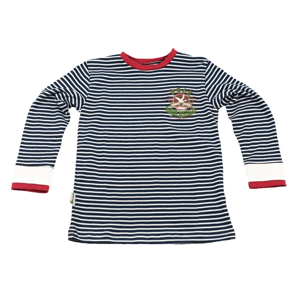 Kinder Shirt Seemann marine Ringel