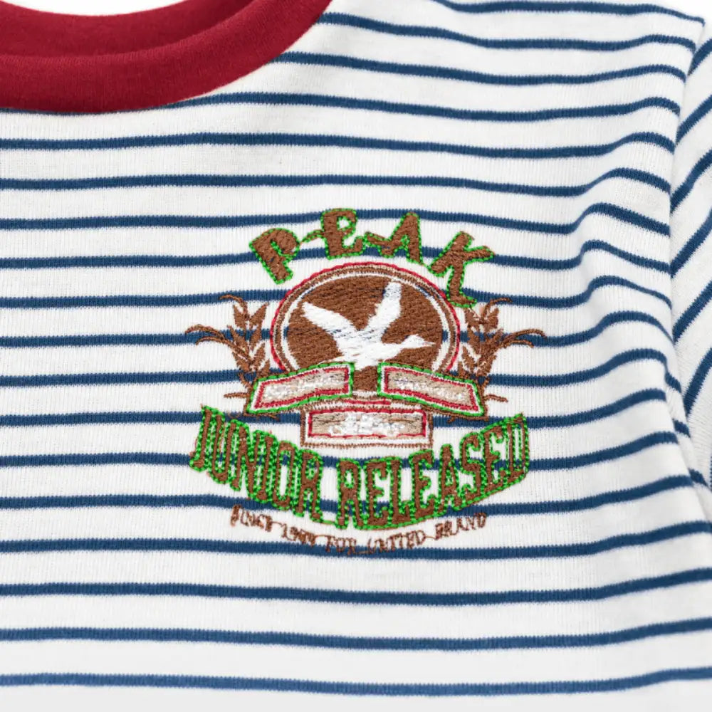 Kinder Shirt Seemann Atlantik Ringel