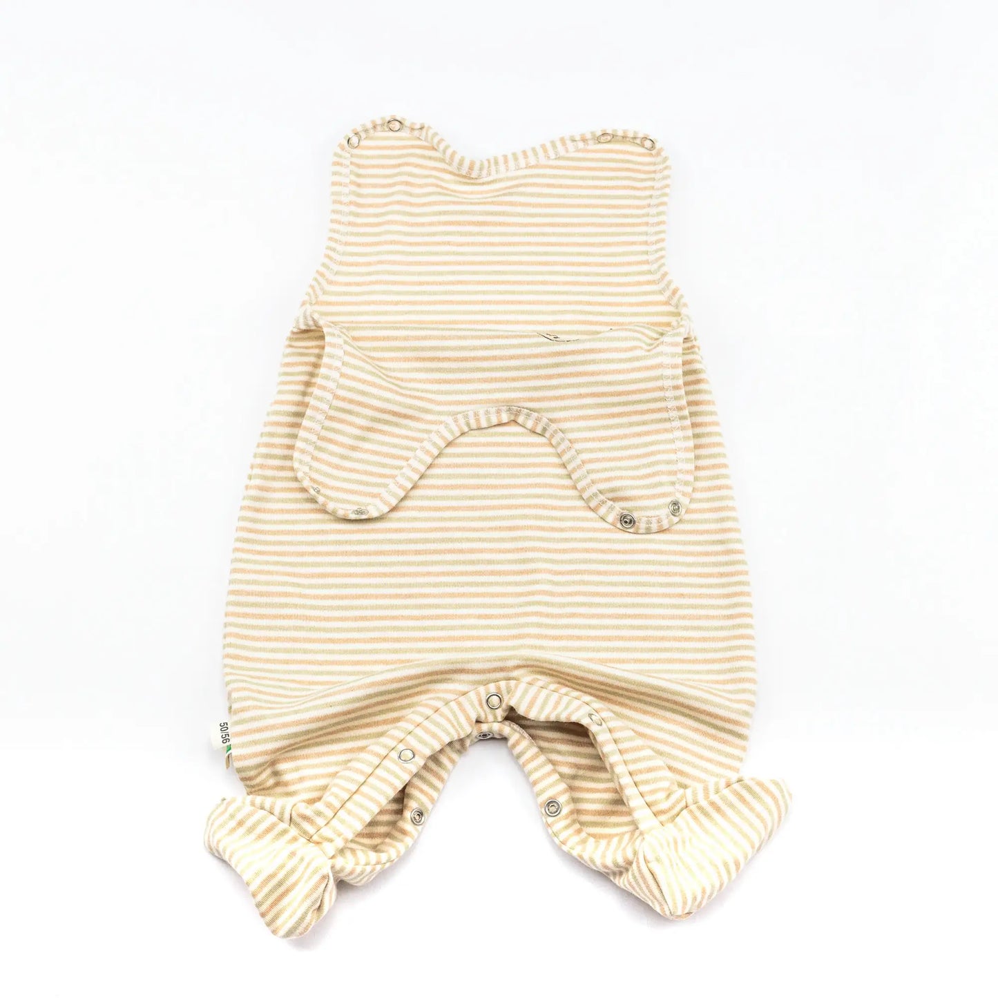 Baby Strampler Fisch bunter Ringel