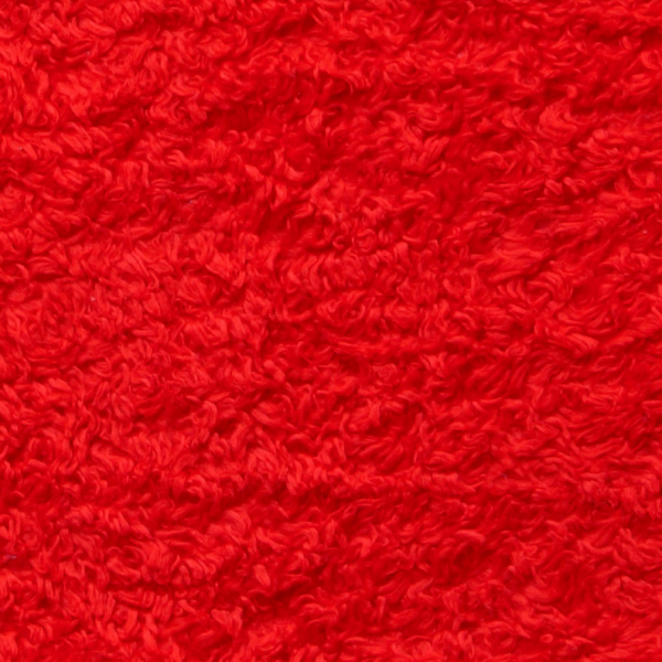 Plüsch Stoff rot aus Baumwolle