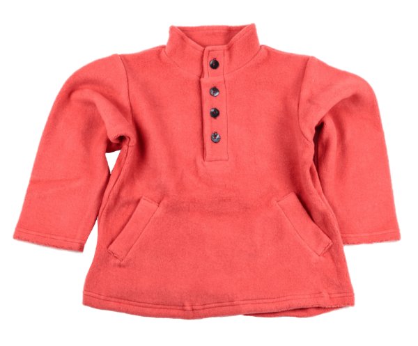 Pullover Rot aus Fleece